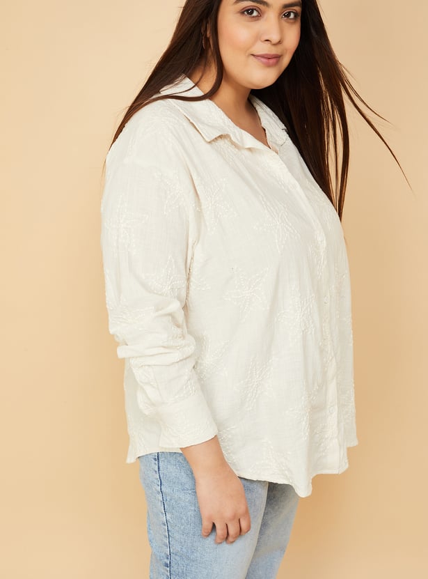 Women Embroidered Shirt