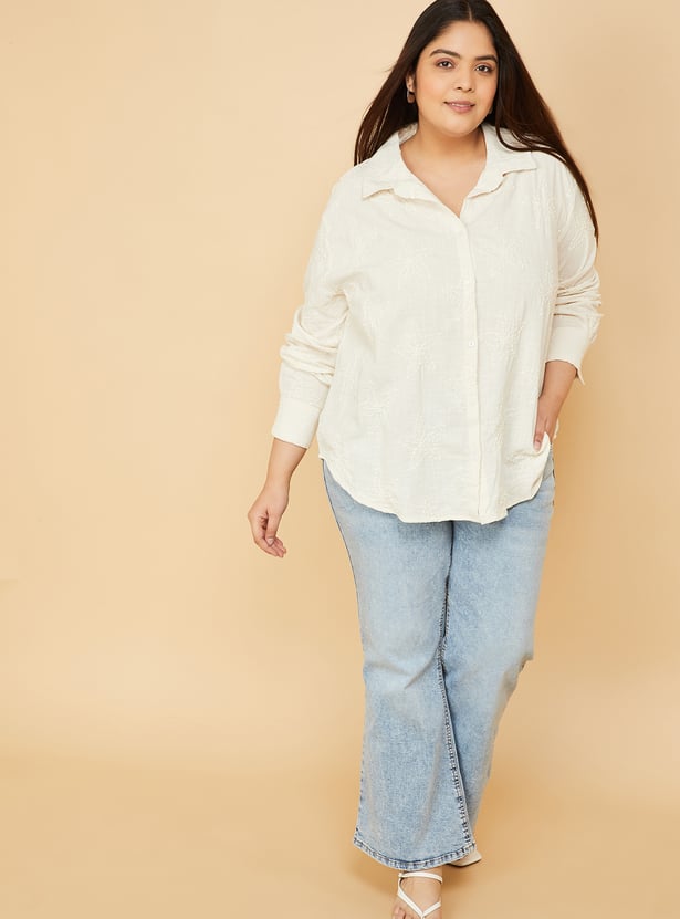 Women Embroidered Shirt