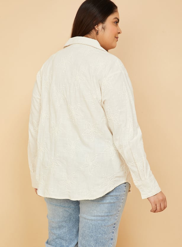 Women Embroidered Shirt