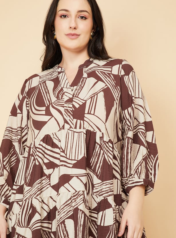 Women Printed Tiered Dress