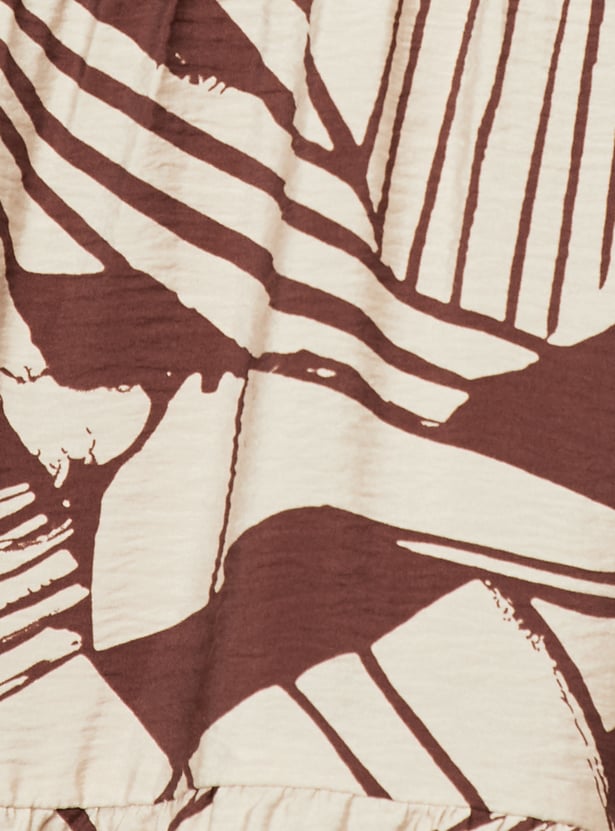 Women Printed Tiered Dress