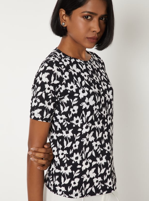 Women Floral Print T-shirt