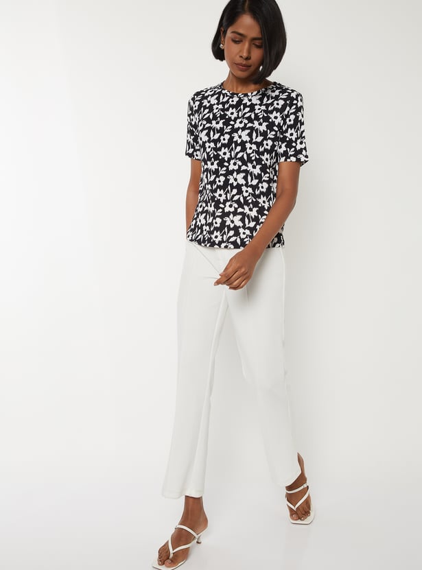 Women Floral Print T-shirt
