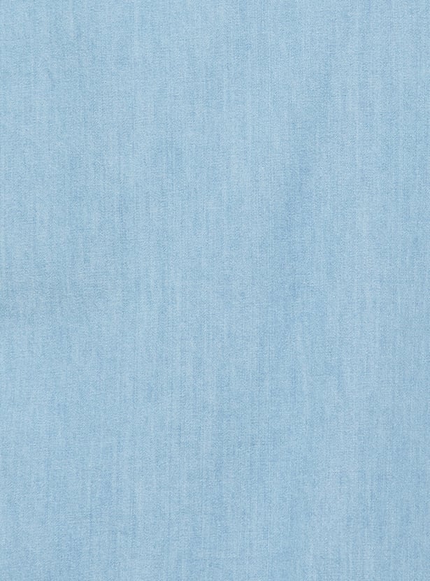 Women Solid Denim Shirt