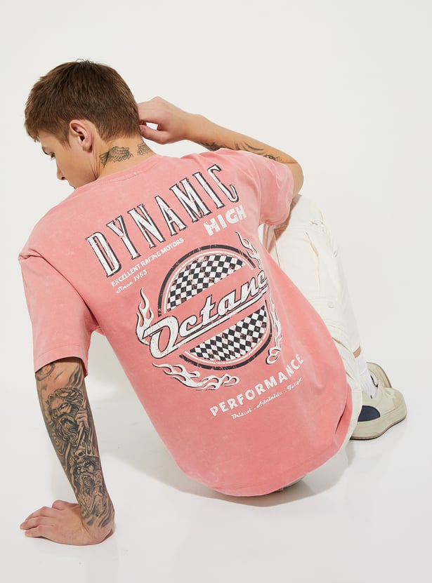 URB_N Men Printed Oversized T-shirt