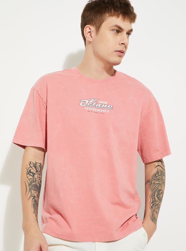 URB_N Men Printed Oversized T-shirt