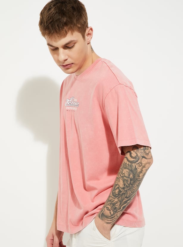 URB_N Men Printed Oversized T-shirt