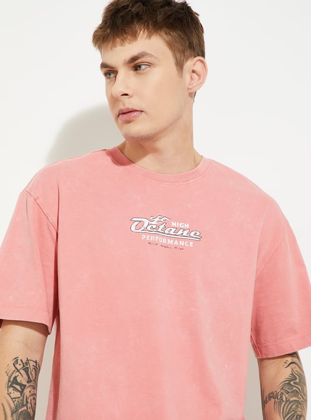 URB_N Men Printed Oversized T-shirt