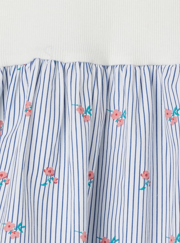 Girls Printed A-line Dress