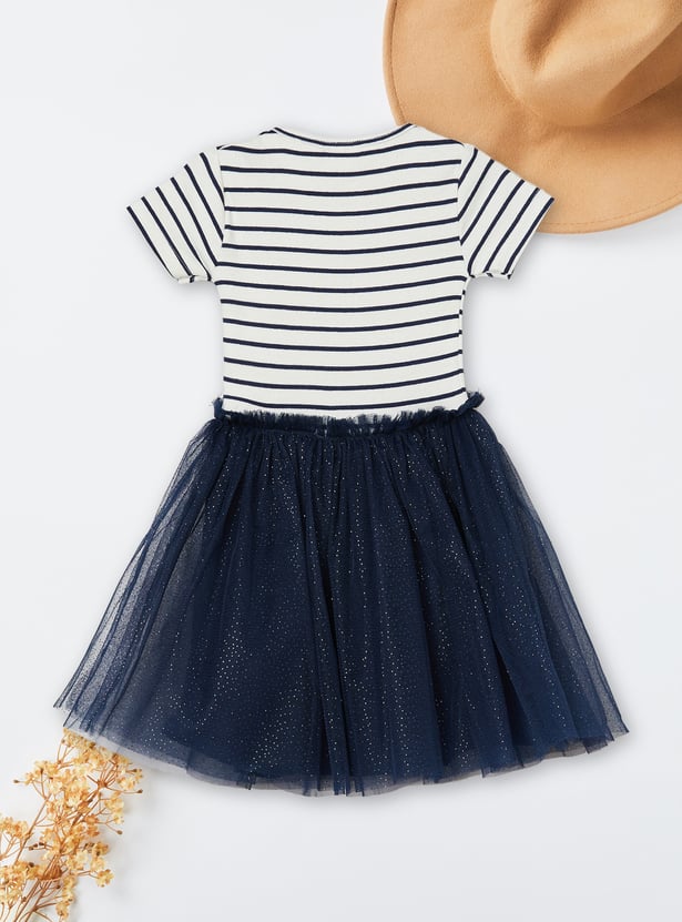 Girls Sequins Tulle Dress