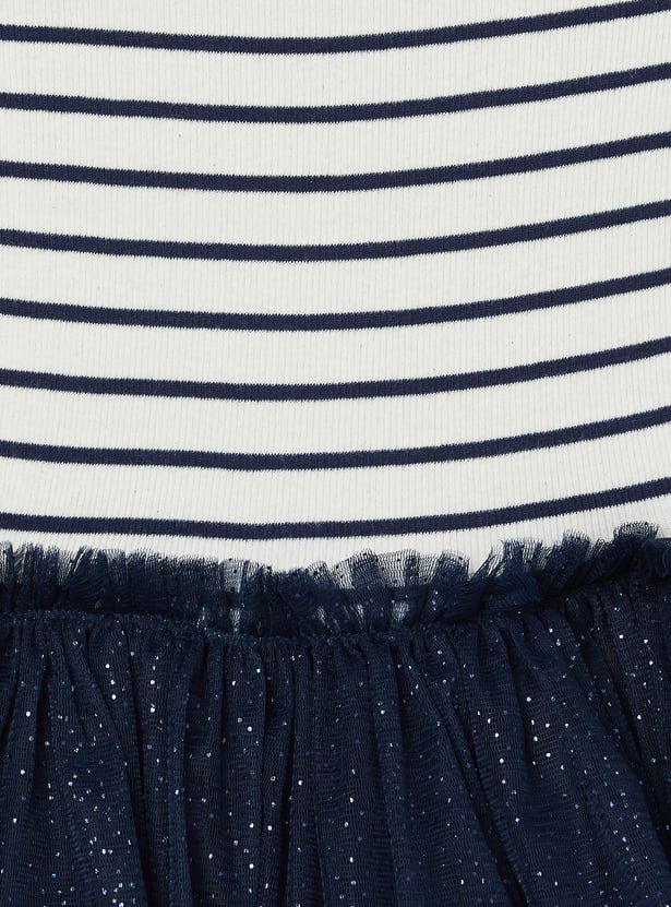 Girls Sequins Tulle Dress