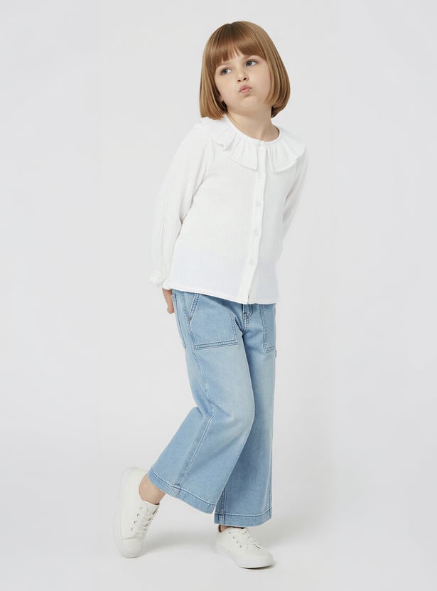 Girls Crinkled Top
