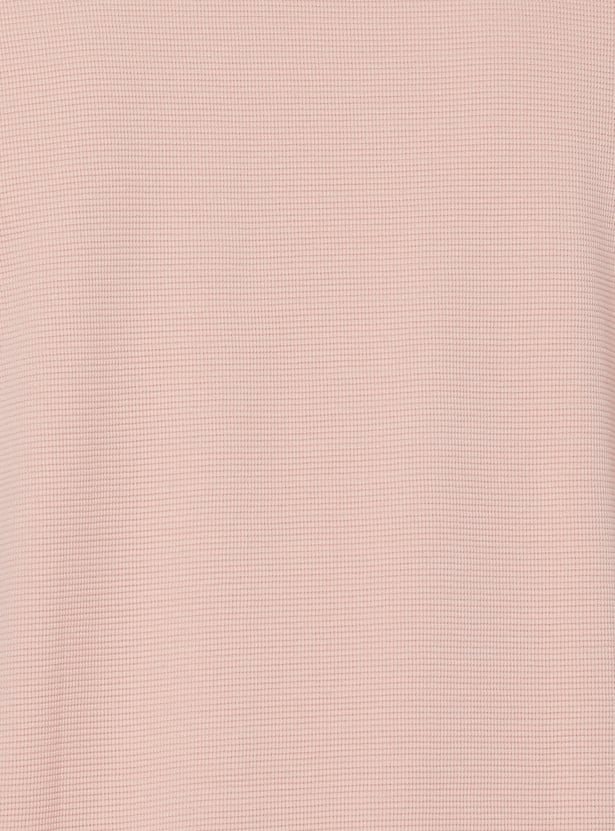 Men Textured Polo T-shirt