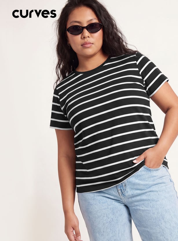 Women Striped T-shirt