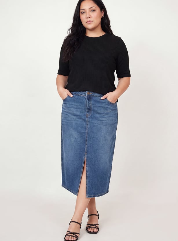 Women Ribbed T-shirt