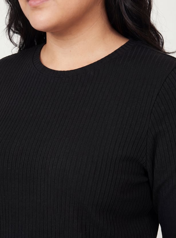 Women Ribbed T-shirt