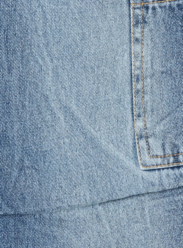 Girls Relaxed Fit Wide Leg Faded Jeans