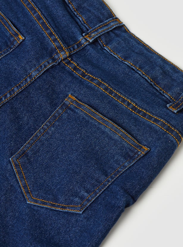 Girls Distressed Denim Shorts