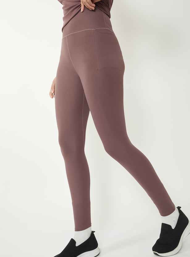 Women Solid Sports Tights