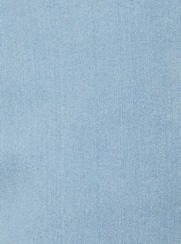 Women Light-Wash Slim Jeans