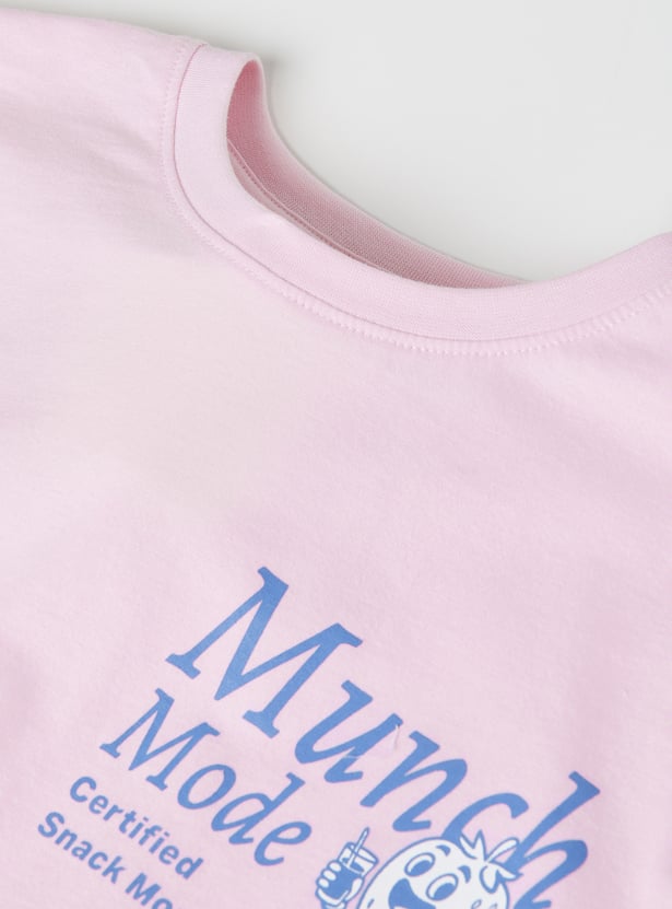 Girls Back Graphic Print T-shirt