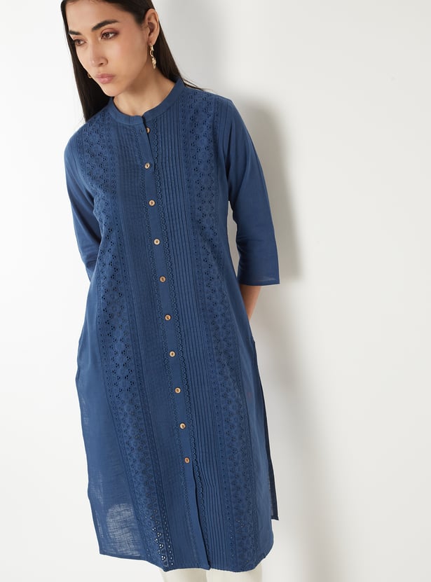 Women Schiffili Straight Kurta