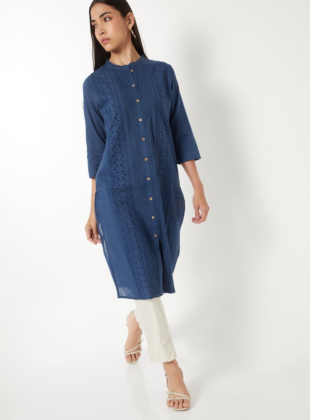 Women Schiffili Straight Kurta