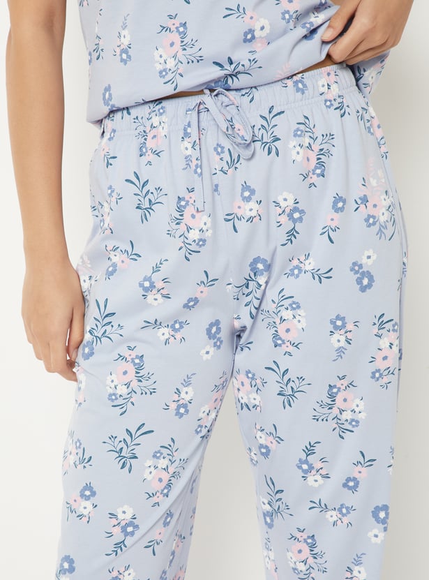Women Printed PJ Set