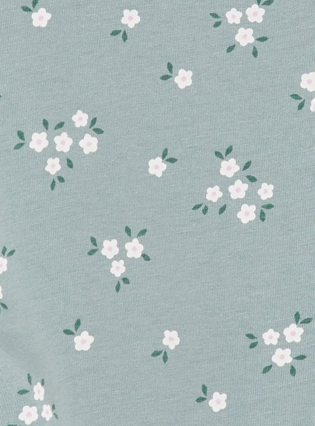 Women Floral Print PJ Set