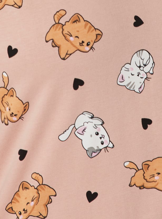 Women Printed PJ Set