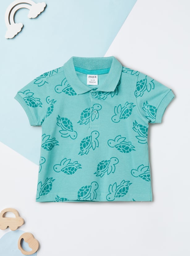 Boys Printed Shorts Set