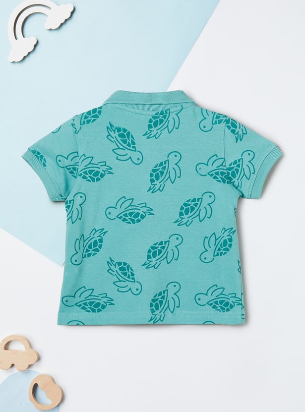Boys Printed Shorts Set