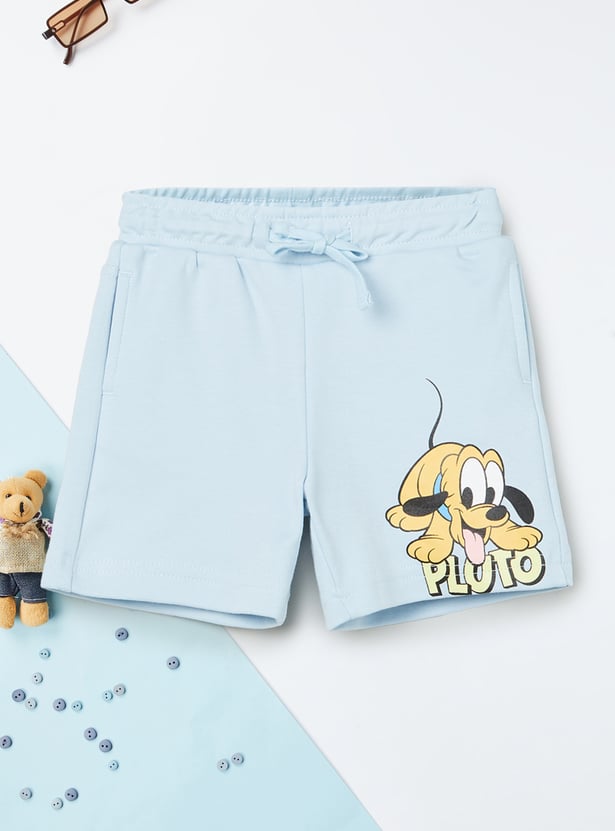 Boys Pluto Printed Shorts Set