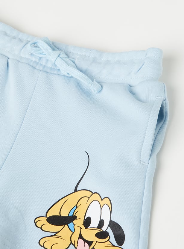 Boys Pluto Printed Shorts Set