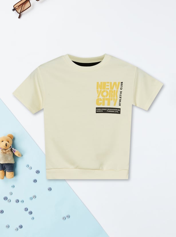 Boys Printed Shorts Set