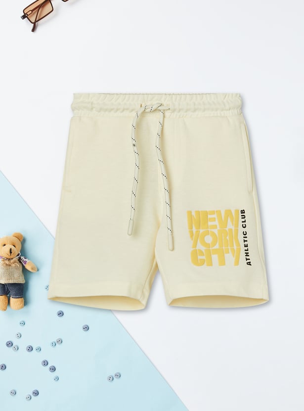 Boys Printed Shorts Set