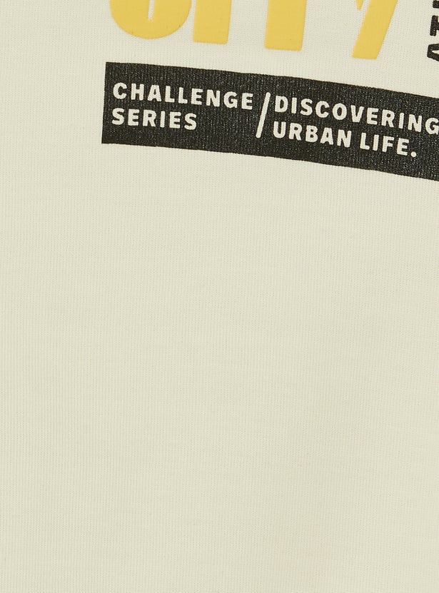 Boys Printed Shorts Set