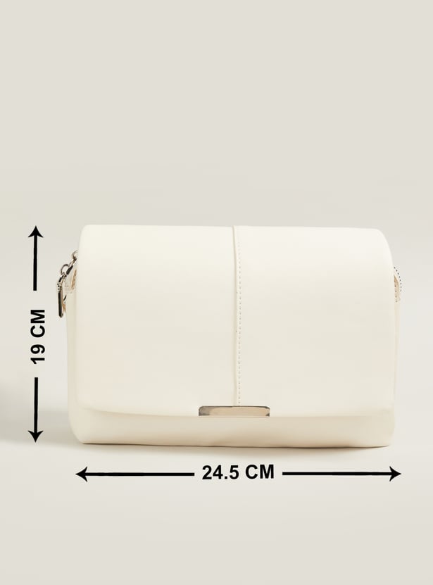Women Solid Sling Bag