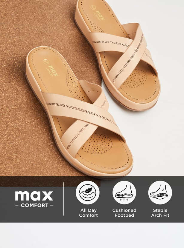 Women Textured Sandals