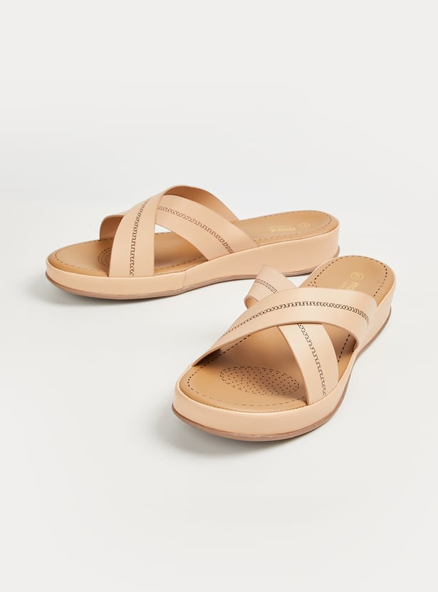 Women Textured Sandals
