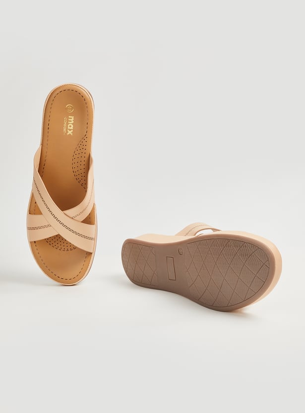 Women Textured Sandals