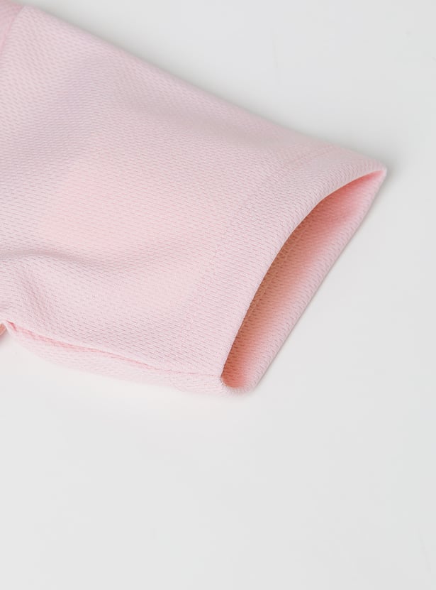 Girls Typographic Print T-shirt