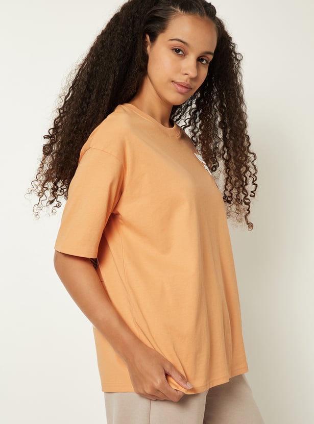 Women Snoopy Oversized Sports T-shirt