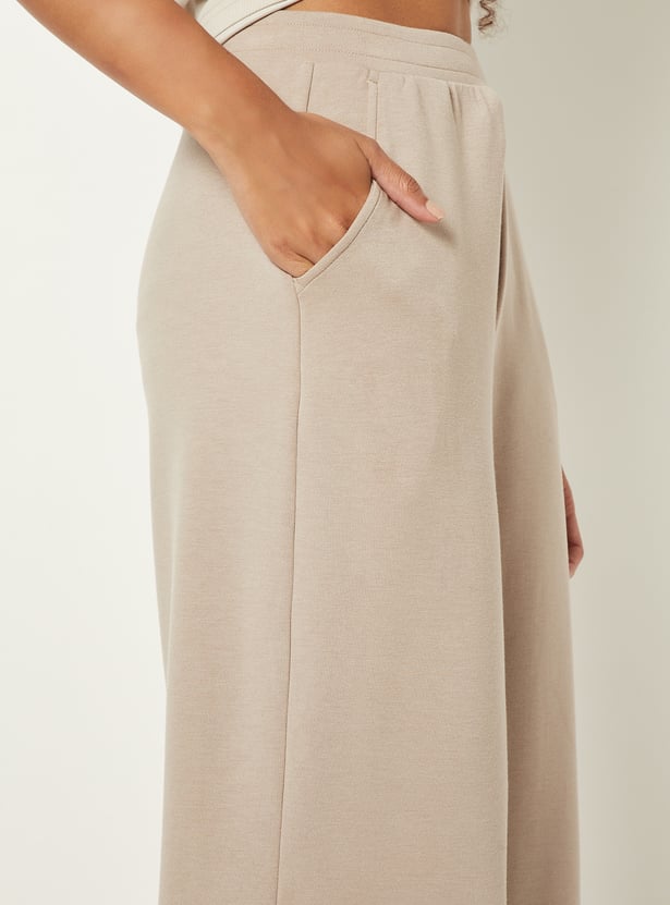 Women Solid Track Pants