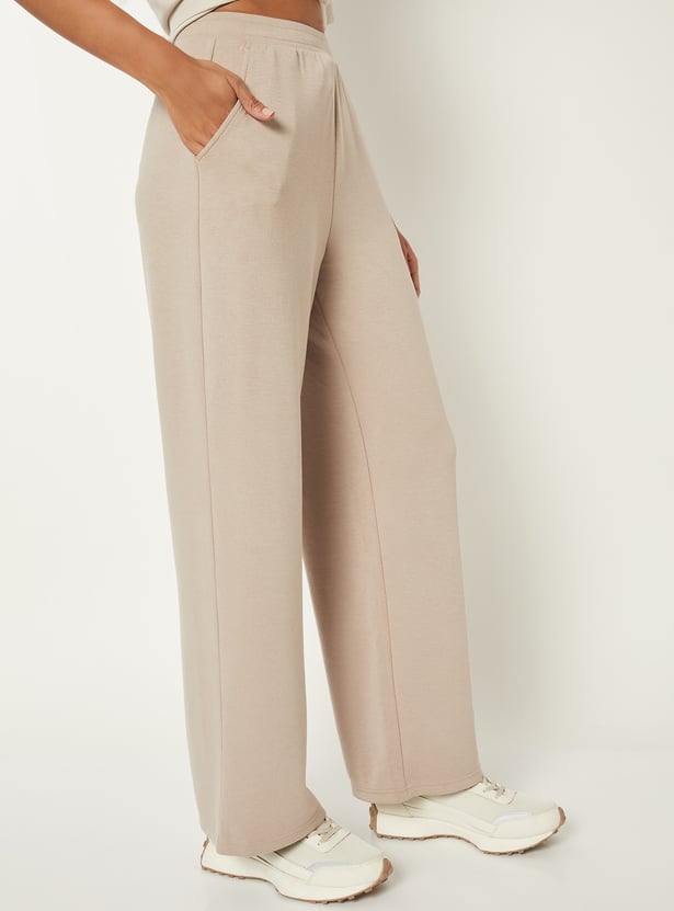 Women Solid Track Pants