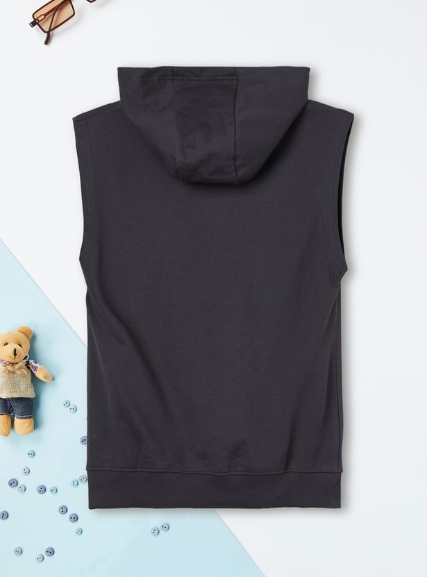 Boys Printed Hooded T-shirt