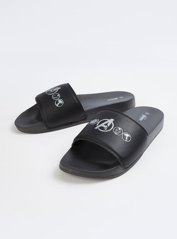 Men Avengers Printed Sliders
