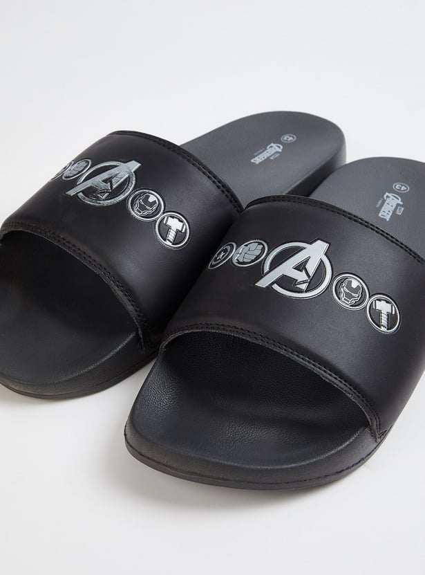 Men Avengers Printed Sliders