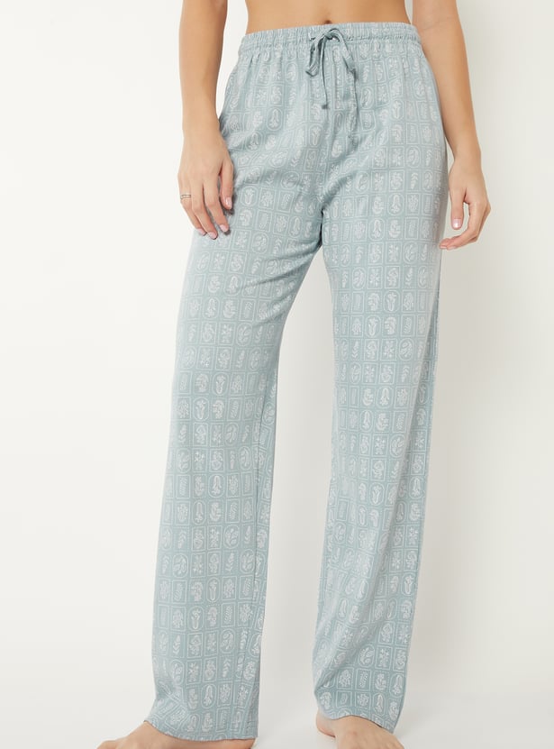 Women Printed PJ Set