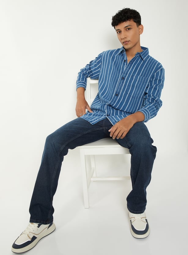 Men Striped Regular Fit Shirt
